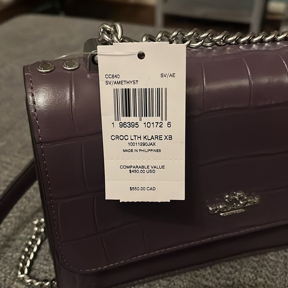 NWT COACH Klare Leather Crossbody - Picture 3 of 4